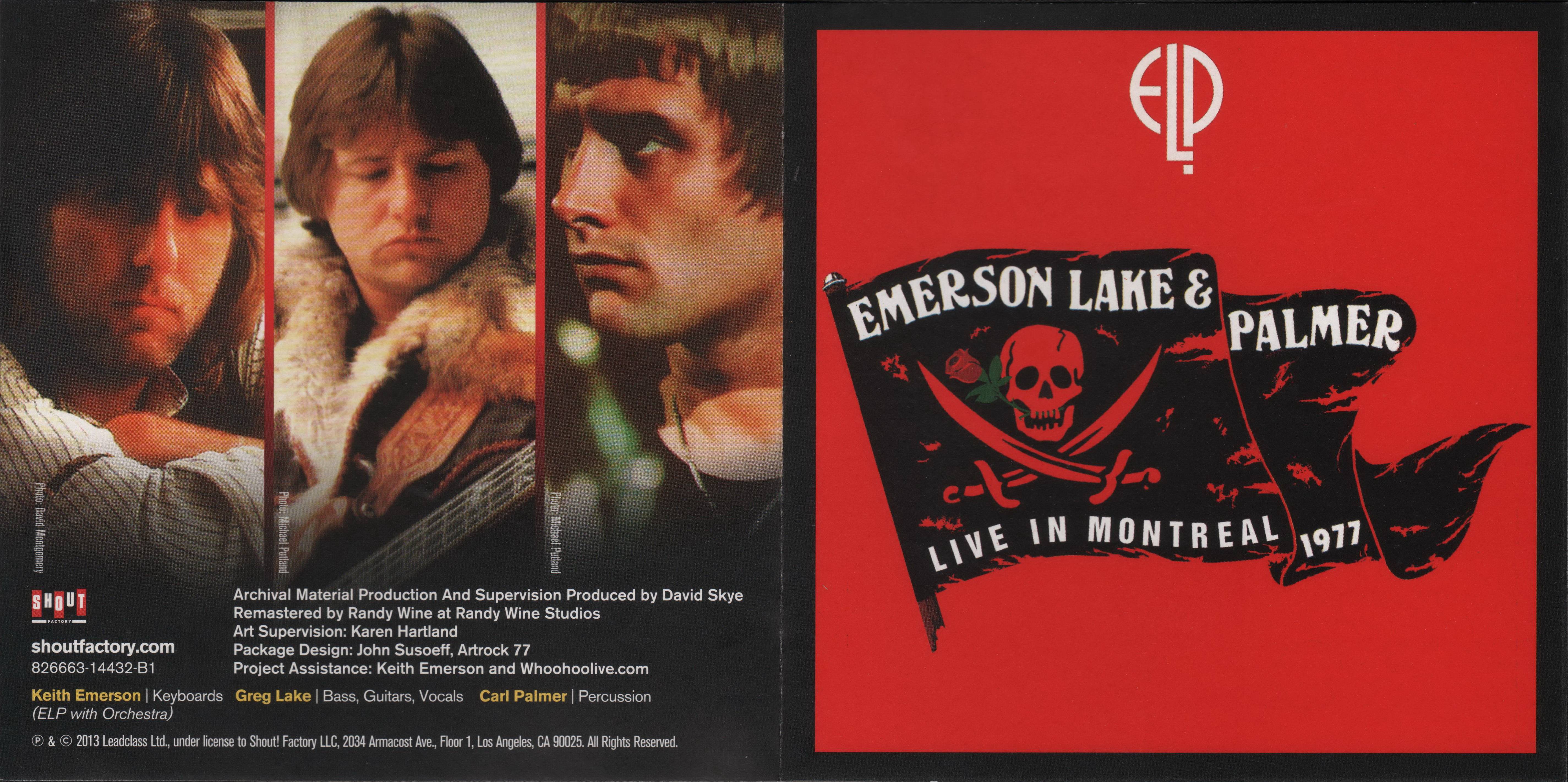 Emerson, Lake and Palmer Live In Montreal 1977 [vkandin usa]